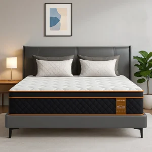 Gibaha 12 inch Full Mattress in a Box, Gel Memory Foam and Pocket Spring, Hybrid Medium Comfort, Pressure Relief & Motion Isolation