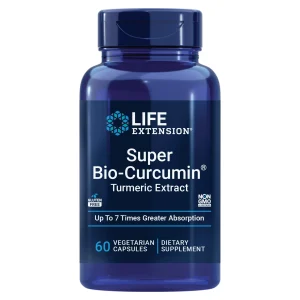 Life Extension, Super Bio-Curcumin® Turmeric Extract, 400 mg, curcumin, whole-body health, highly absorbable, vegetarian, 60 capsules